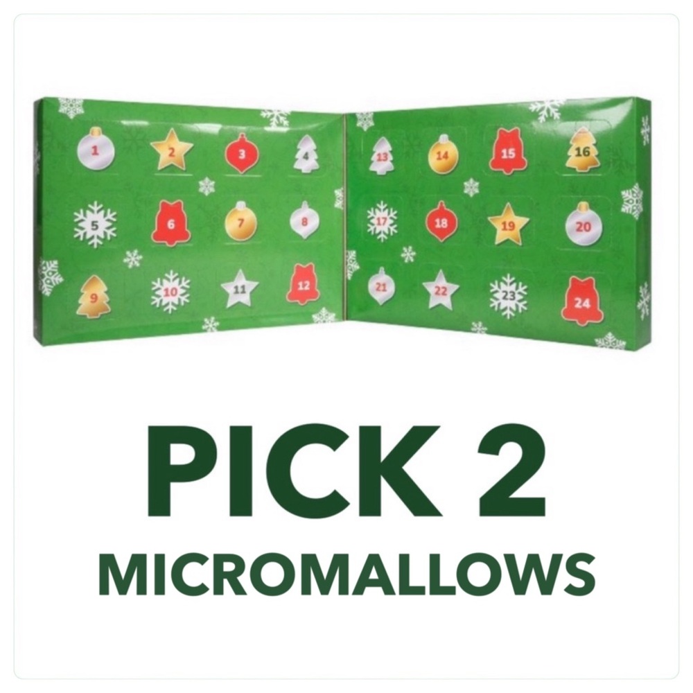 🎄 PICK 2 🎄New 2.5” 2024 Christmas Advent Calendar Micromallow Squishmallows